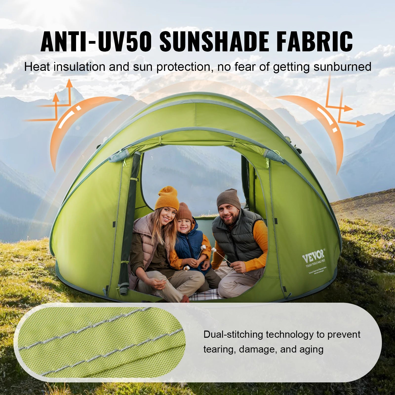4-Person Pop-up Camping Tent