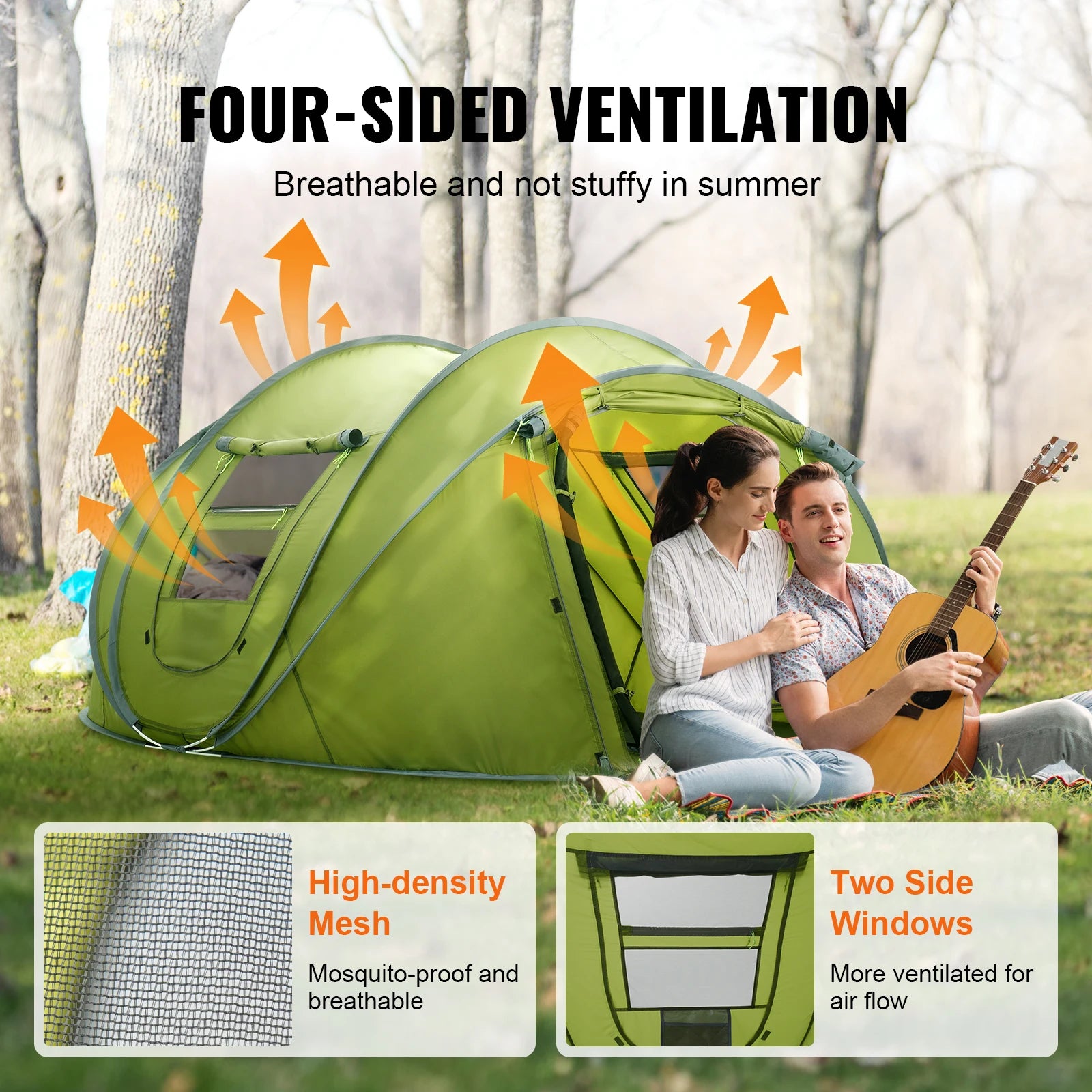 4-Person Pop-up Camping Tent