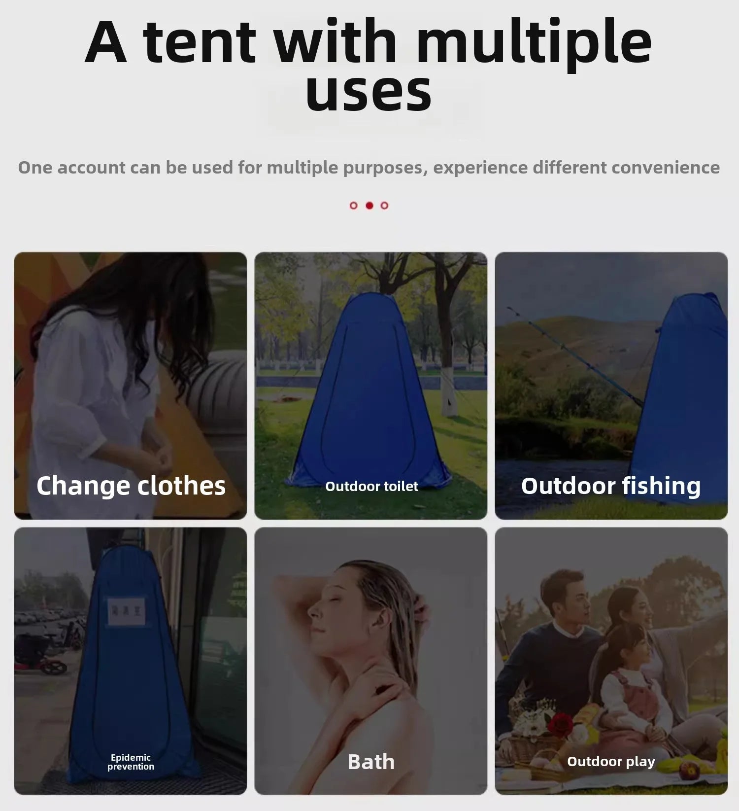 Portable Privacy Shower Tent