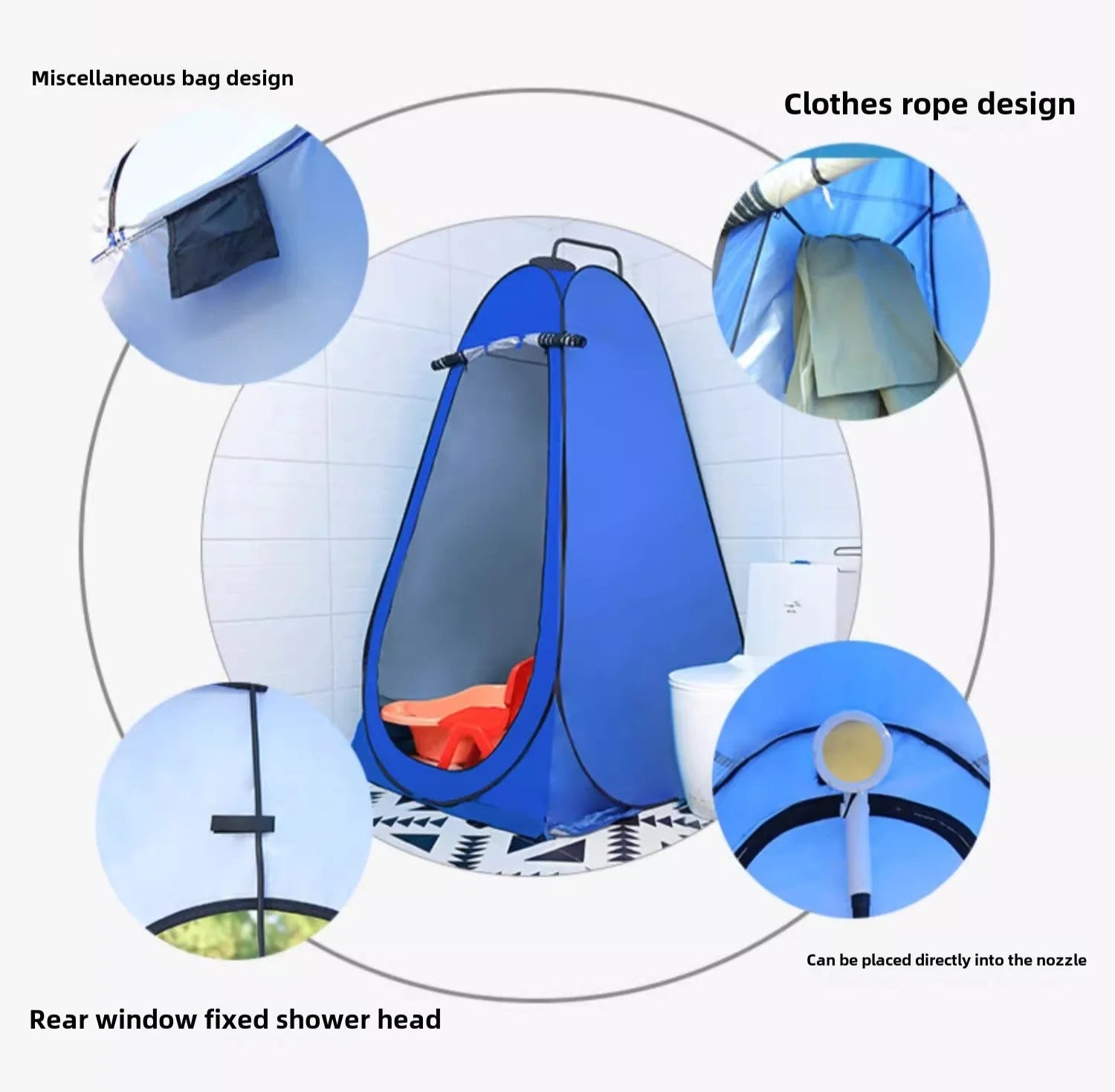 Portable Privacy Shower Tent